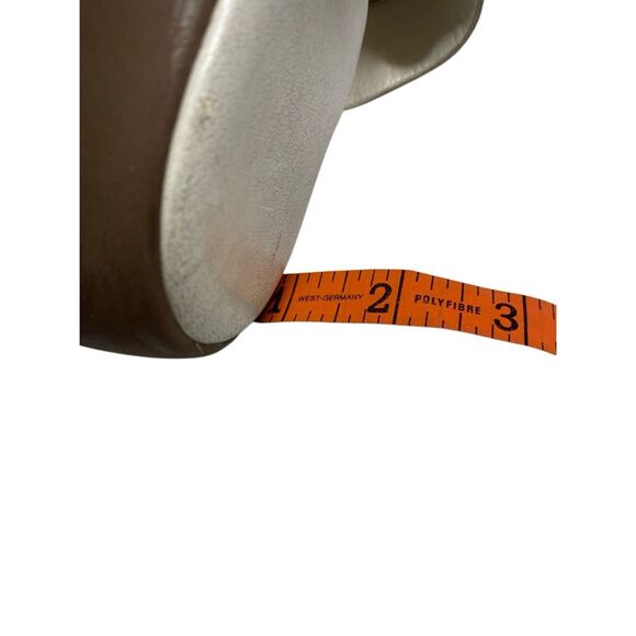 White Mountain White Leather Elastic Strap Slip On Sandals Womens Size 8B Summer - Picture 11 of 12